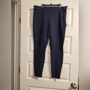 Navy Blue Leggings Style Dress Pants